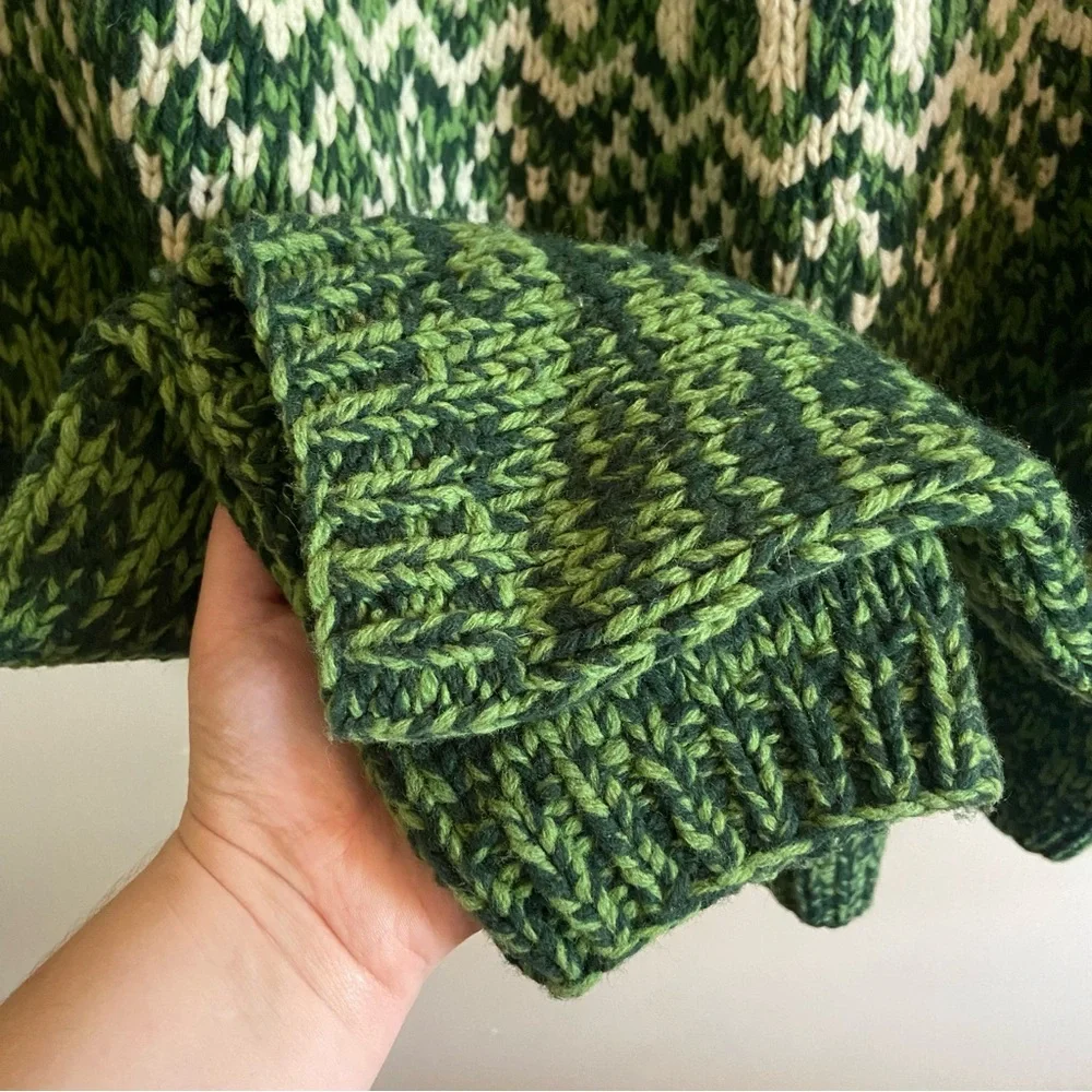 ✨SOLD✨Vintage 90’s American Eagle Hand Knitted Sweater - Picture 5 of 7